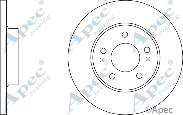 APEC BRAKING Jarrulevy DSK3090